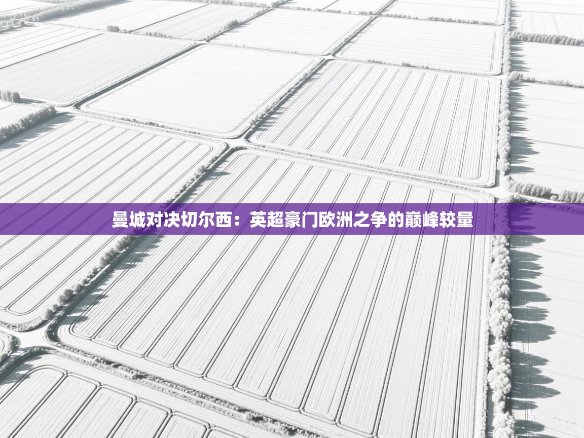 曼城对决切尔西:英超豪门欧洲之争的巅峰较量 第1张